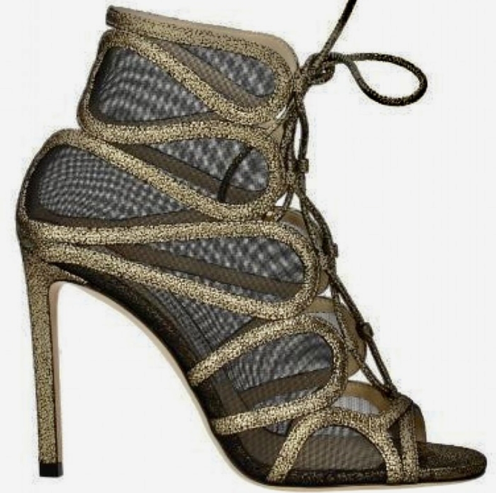 Jimmy Choo Malena Mesh Bootie 39.5.
